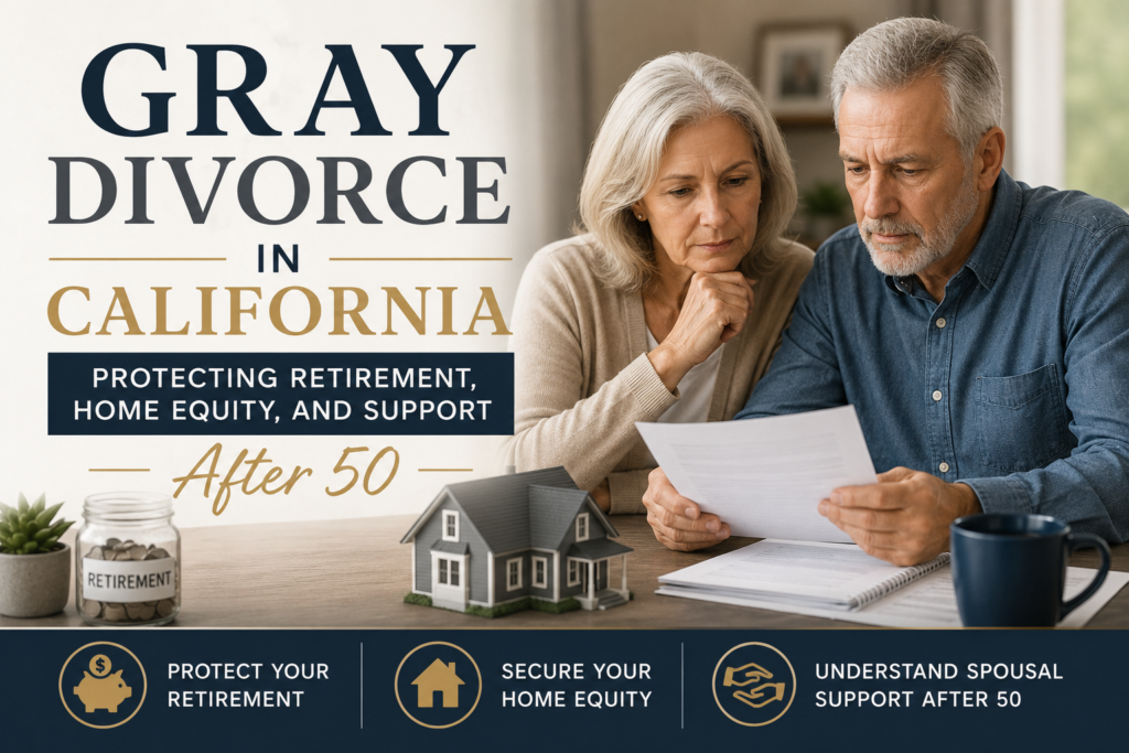 Gray Divorce in California: Protecting Retirement, Home Equity, and Support After 50